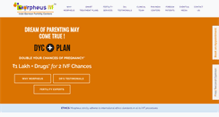 Desktop Screenshot of morpheusivf.com