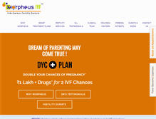 Tablet Screenshot of morpheusivf.com